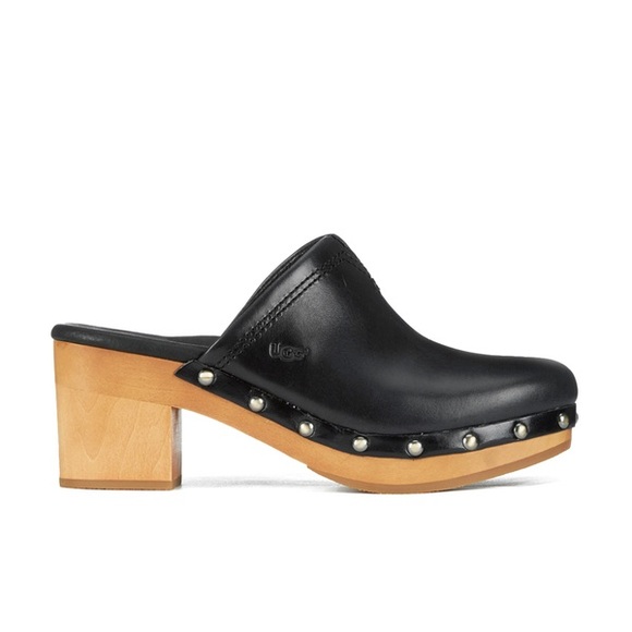 wooden sole clogs